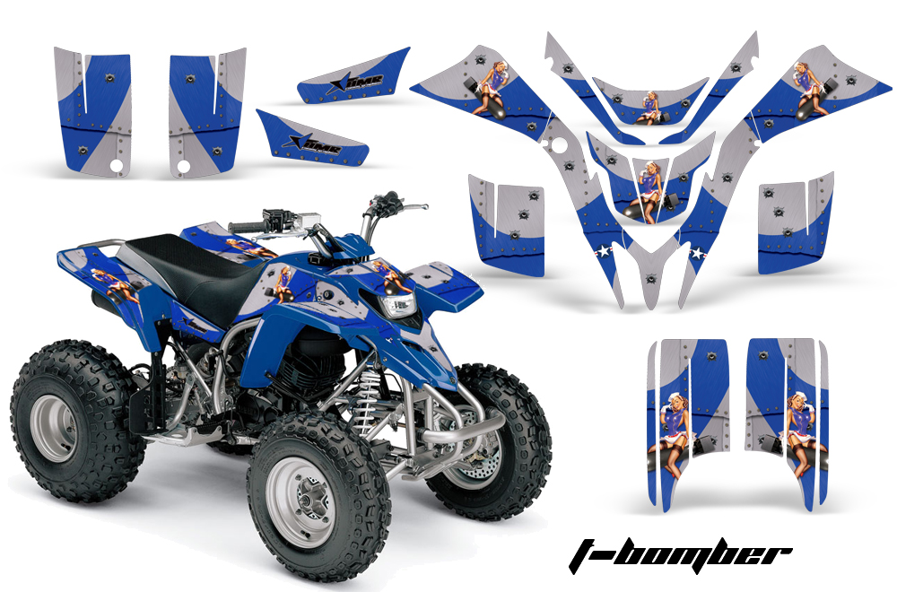 Yamaha Blaster Graphics Kit TBomber Blue